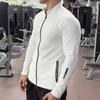 Men's Gym Tights Jacket Running Training Elastic Outerwear Outdoor Cycling Sweatshirt Dry Fit Breathable Compression Tops