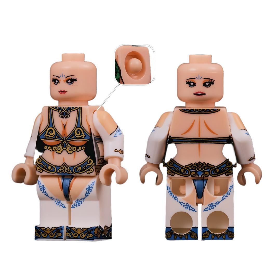 Third-party Figurine Three Kingdoms Series Romance Building Block Lv Bu Sun Quan Toy Compatibility