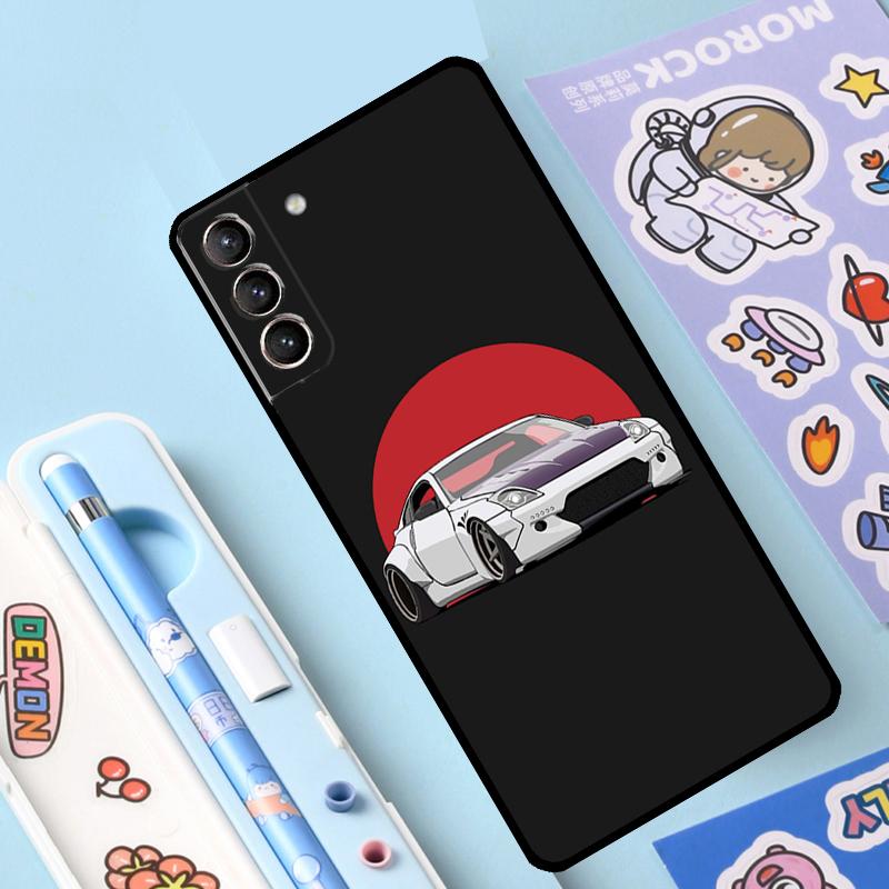 Sports Car JDM Drift 350Z 370Z Cover For Samsung Galaxy S23 S21 FE S20 FE S22 Plus Note 20 Ultra Note 10 S8 S9 S10 Plus Case
