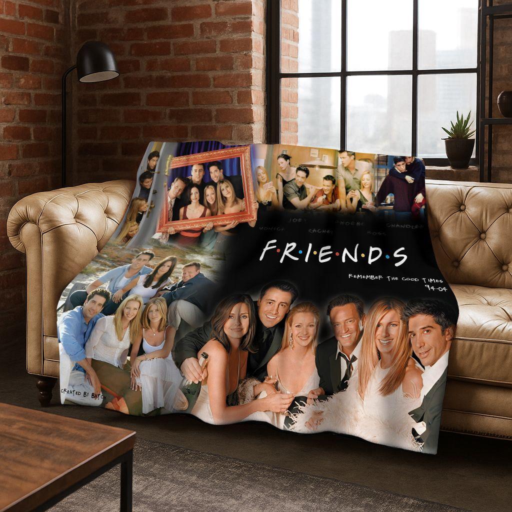 Классическое одеяло из фланели Central Perk из сериала Друзья, Уютное мягкое плед-покрывало для дома, спальни, кровати, дивана, пикника, офиса, Подарок, Ребенок