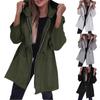 Women's Fashionable And Casual  And Winter Hooded Zipper Jacket