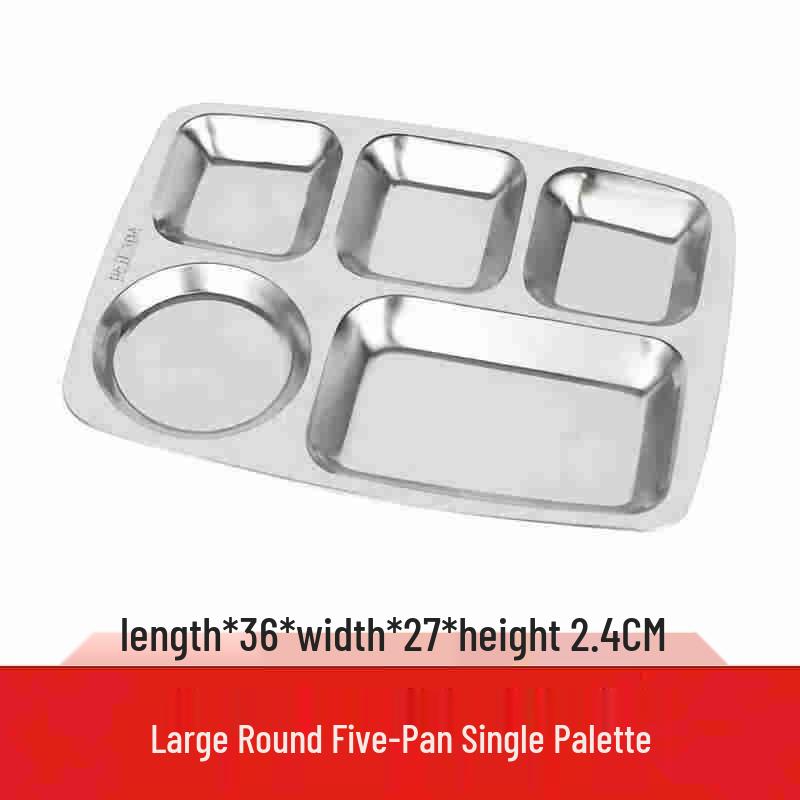 OEING Stainless Steel Compartmented Lunch Tray