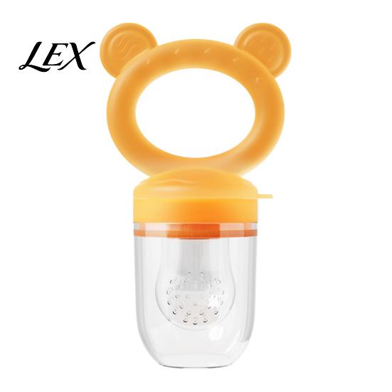 Baby Led Weaning Supplies Silicone Fruit Feeder/Mold, Food Training Teething Relief Pacifier, Easy Grade Feeder to Hold Safe Chewer for Infants Travel