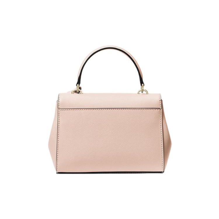 Michael Kors Mk Ava Винтажная Однотонная Сумка с Клапаном Универсальная Для Поездок На Работу Подвеска с Логотипом Кожаная Сумка Через Плечо Сумка на Плечо Мини 32F5GAVC1L-SOFT-PINK