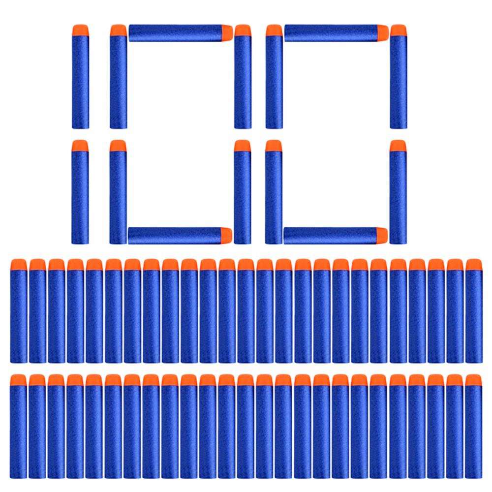 100PCS For Balls Soft Hollow Hole Head 7.2cm Refill Darts Toys for Series Blasters Xmas Kid Children Gift