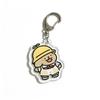 Maltese Cartoon Dog Acrylic Keychain - Cute Student Backpack Pendant