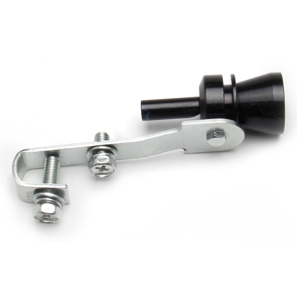 Универсальный автомобильный черный свисток с турбо-звуком, устройство для переоборудования автомобиля, симулятор турбо-звука выхлопной трубы, турбо-глушитель со свистком S/M/L/XL