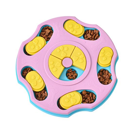 Собачья головоломка Slow Feeder интерактивная головоломка с едой игрушка-дозатор для угощений для домашних животных миска для медленного поедания