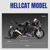 Модель мотоцикла BMW HP4 в масштабе 1/12, игрушка, литой под давлением сплав, свет, музыка, амортизация, мотор, миниатюрные модели, подарки на день рождения для детей
