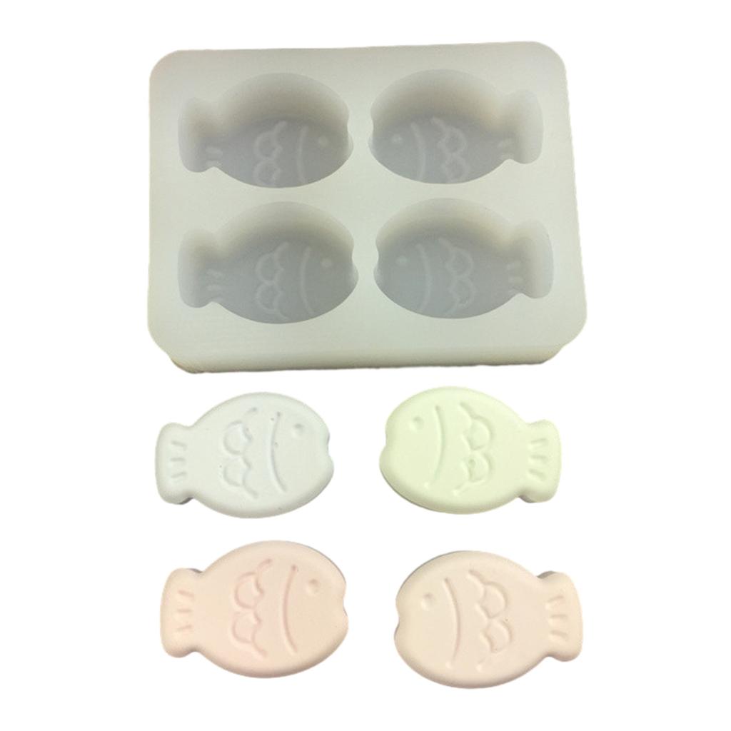 Silicone Fondant Molds Candy Molds Fish Shaped Silicone Molds DIY Baking Supplies Baking Molds Suitable for Clay Crafts