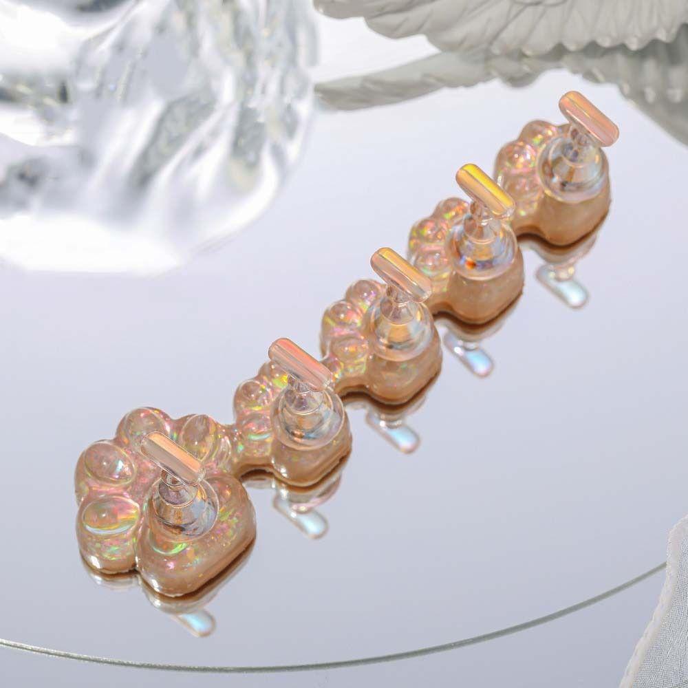 Nail Art Display Tool Cat Claw Nail Display Stand Nail Art Practice Fake Nail Tips Training Display Aurora Nail Tip Base Holder