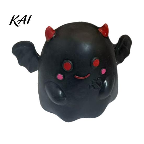 Ghost Desk Accessories Halloween Squeeze Toy, Angel Demon Stress Relief Anxiety Toys Slow Rebound Ball Fidget Party Favors Relievers