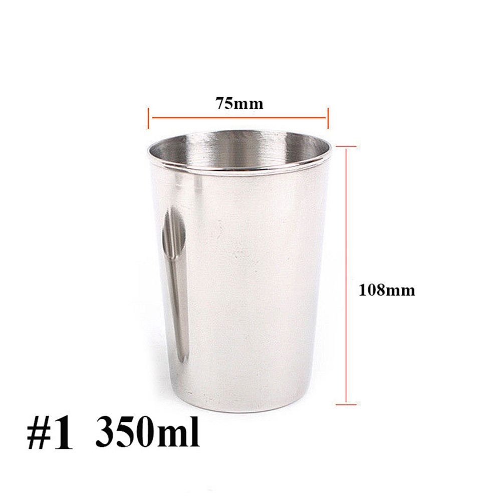 350/500 мл дорожный стакан пинта открытый металлический 304 нержавеющая сталь кружка для пива питьевая кружка