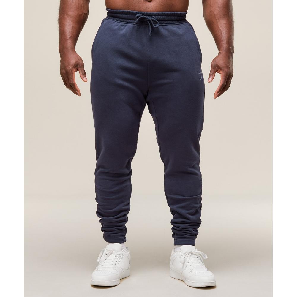 Gymshark Power Wordmark Joggers Heavy Blue A2c9c Uctn