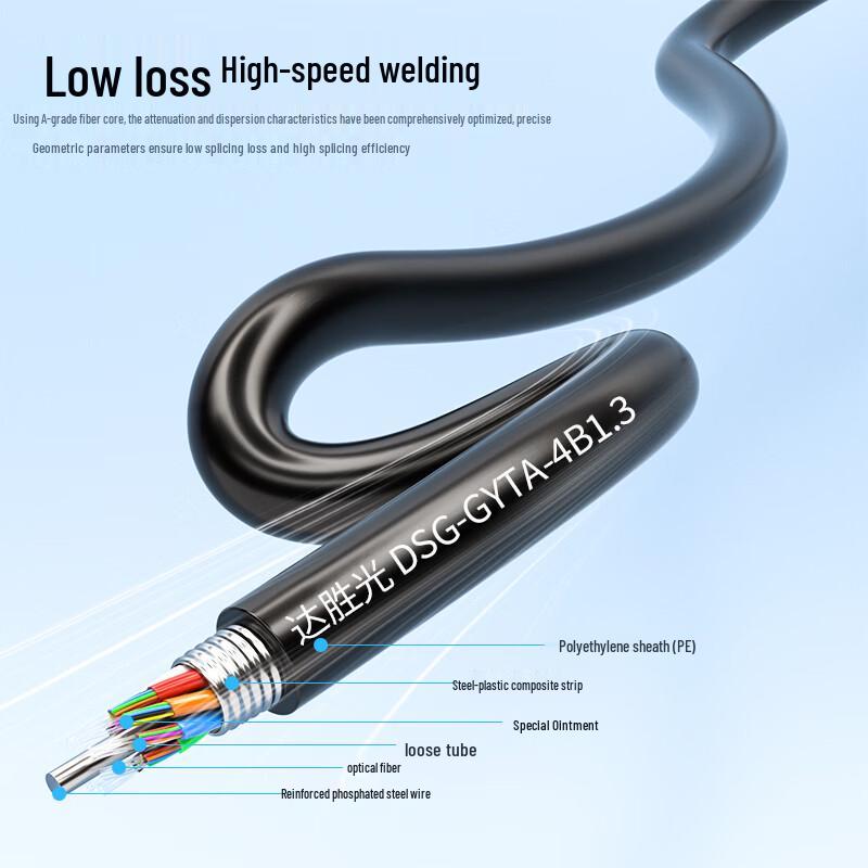 Dasheng Light Outdoor Single-Mode 4-Core Fiber Optic Cable