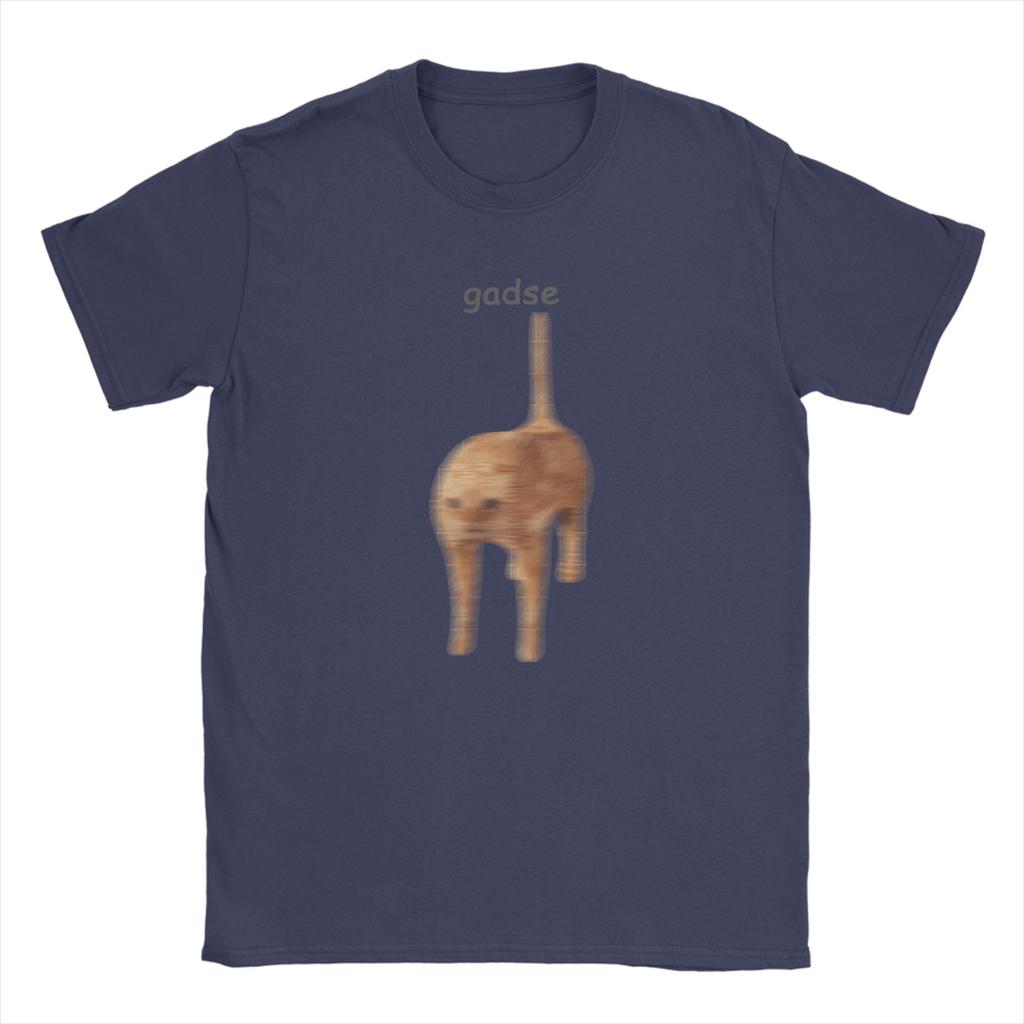 Gadse Cat Meme T Shirts for Unisex Pure Cotton Hipster TShirts Round Neck Tees Short Sleeve Clothes Unique