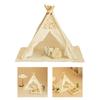 1/12 Doll House Minature Tent Easy Assembly Design Safe Cotton Polyester Playtent For Children Pretend Play Activity