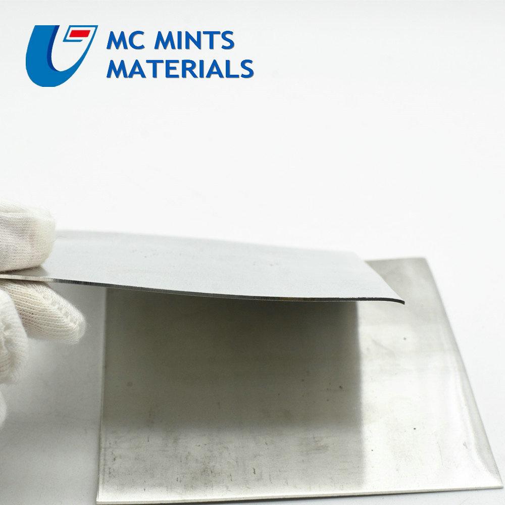 Оловянная фольга с чистотой Sn 99,99% Исследования и исследования листового металла Sn;Лаборатория художественного оформления использует плавку 100x100 мм для