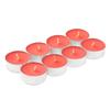 Hwagui Tealight Candles, Aluminum Cups, 50 Tea Candles, Commercial Grade, Unscented, Burn Time: 2-8 Hours or More (4hO-red)