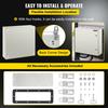 NEMA Steel Enclosure, 24 x 24 x 8'' NEMA 4X Steel Electrical Box, IP66 Waterproof & Dustproof, Outdoor/Indoor Electrical Junction Box, with Mounting