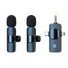 Cross-Border Wireless Lavalier Microphone K1: Dual Live Intelligent Noise Reduction Mini Mic