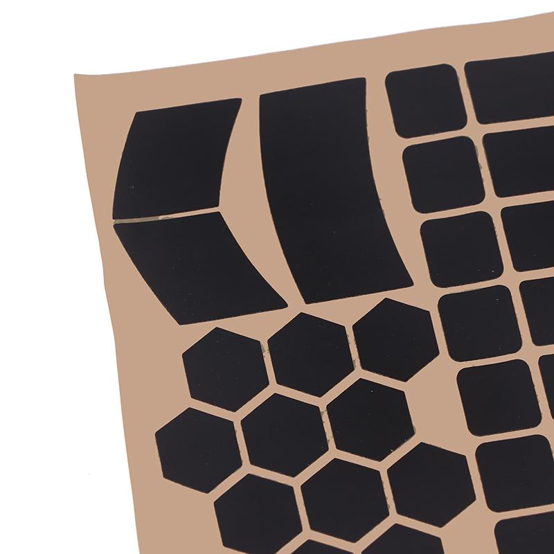 Наклейка для мыши, наждачная бумага, противоскользящая, впитывающая пот, наклейка против скольжения для универсальной беспроводной мыши, противоскользящая лента