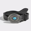Korean Style Wide Waistband Metal Buckle Y2K Girl Waistband Simple PU Leather Rivet Belt  Men