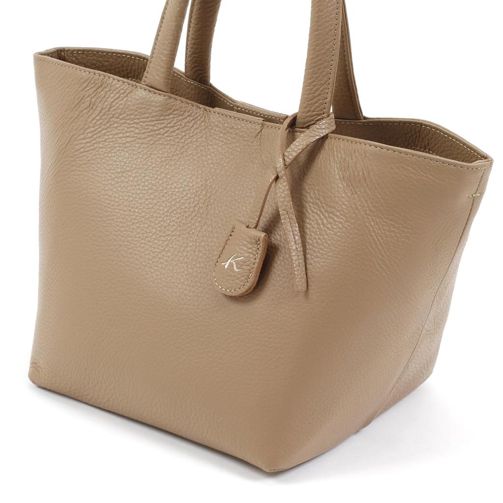 Сжимающаяся кожа B5 размера совместимая форма меняющаяся сумочка Песочно-бежевый 52522 [Kitamura] Z-0598 Женская