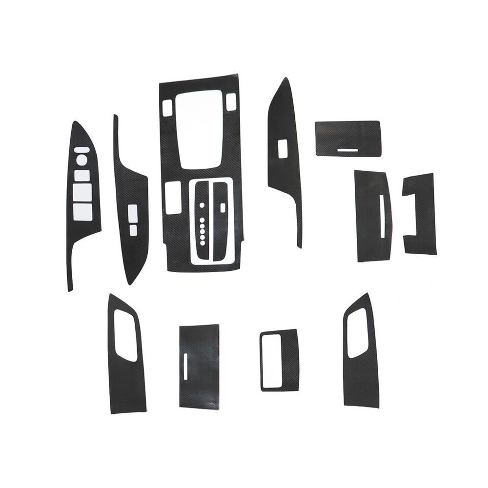 Аксессуары для интерьера под 5D карбон, полный комплект накладок для Honda Accord 2013-2017