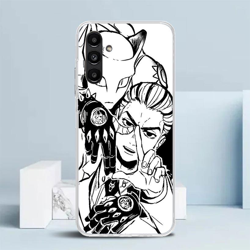 Чехол JoJo Kira Yoshikage Killer Queen для Samsung Galaxy A17 A37 A57 A16 A26 A36 A56 A15 A14 A55 Чехол для телефона A13 A53 A25 A35 A24