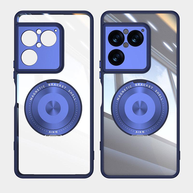 Чехол для Sony Xperia 1 VIII с магнитом MagSafe, кольцом 360°, матовый, прозрачный, простой бампер для телефона, противоскользящий, пылезащитный