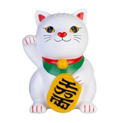 Белая настольная лампа Lucky Kitty