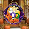 2d Flat 20*20cm, Halloween Popular Home Decoration, Ghost Pumpkin Wooden Circular Logo, Creative Decorative Plaque, for Home, Kitchen, Garden, Office