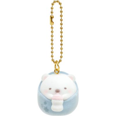 AB12101 Брелок Sumikkogurashi Petit Sumikko Белый медведь [San-X] "Sumikko Baby"