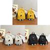 Unisex Kids Backpack With Fun Solid Color Design And Stitching Details For School