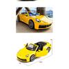 1/32 Porsche 911 Carrera Supercar литая модель игрушечного автомобиля со звуком и светом для детей