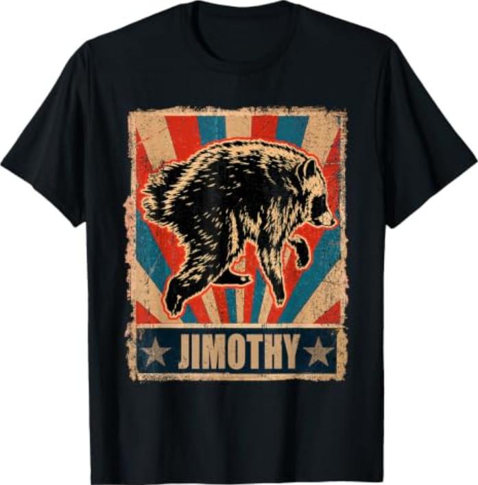 Jimothy Viral Raccoon Funny Trash Panda Wildlife T-Shirt