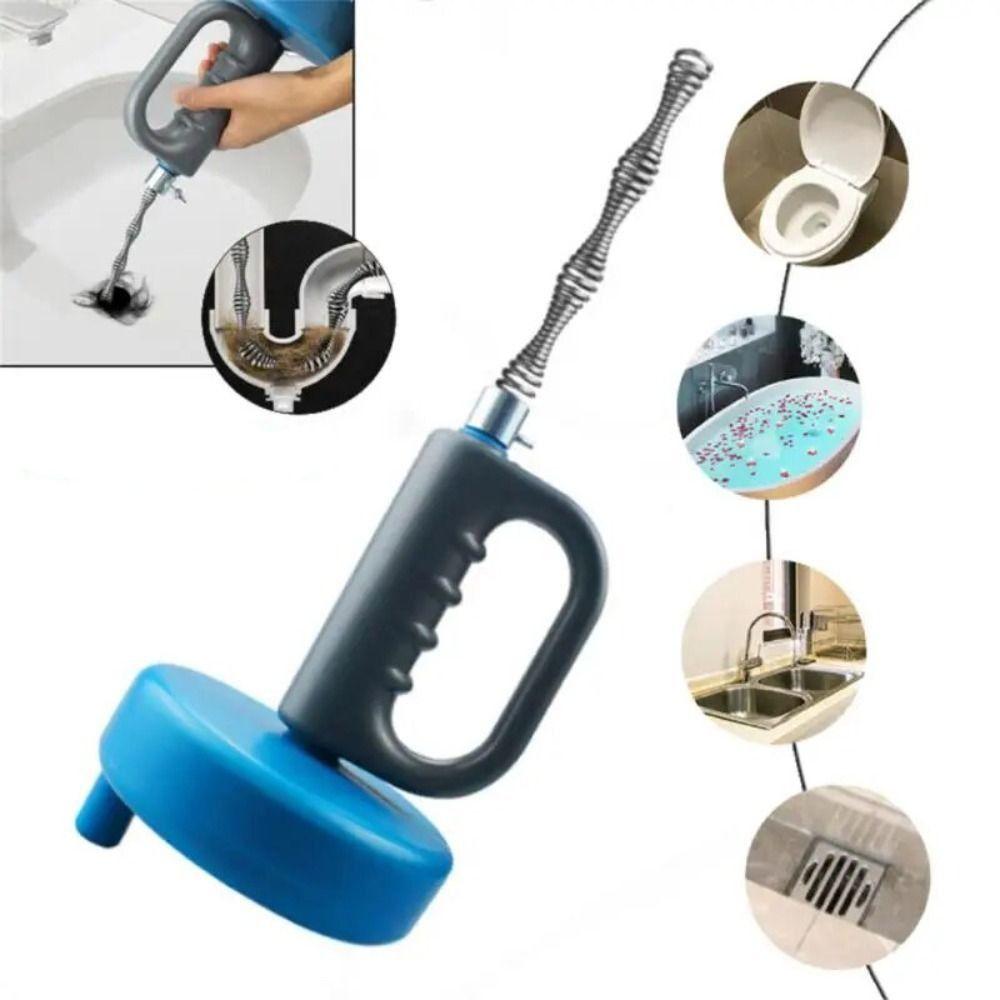 3/4/5/7 Meters Drain Unblocker Handheld Pipe Plunger Dredging Tool Sewer Pipe Plunger Dredge Sink