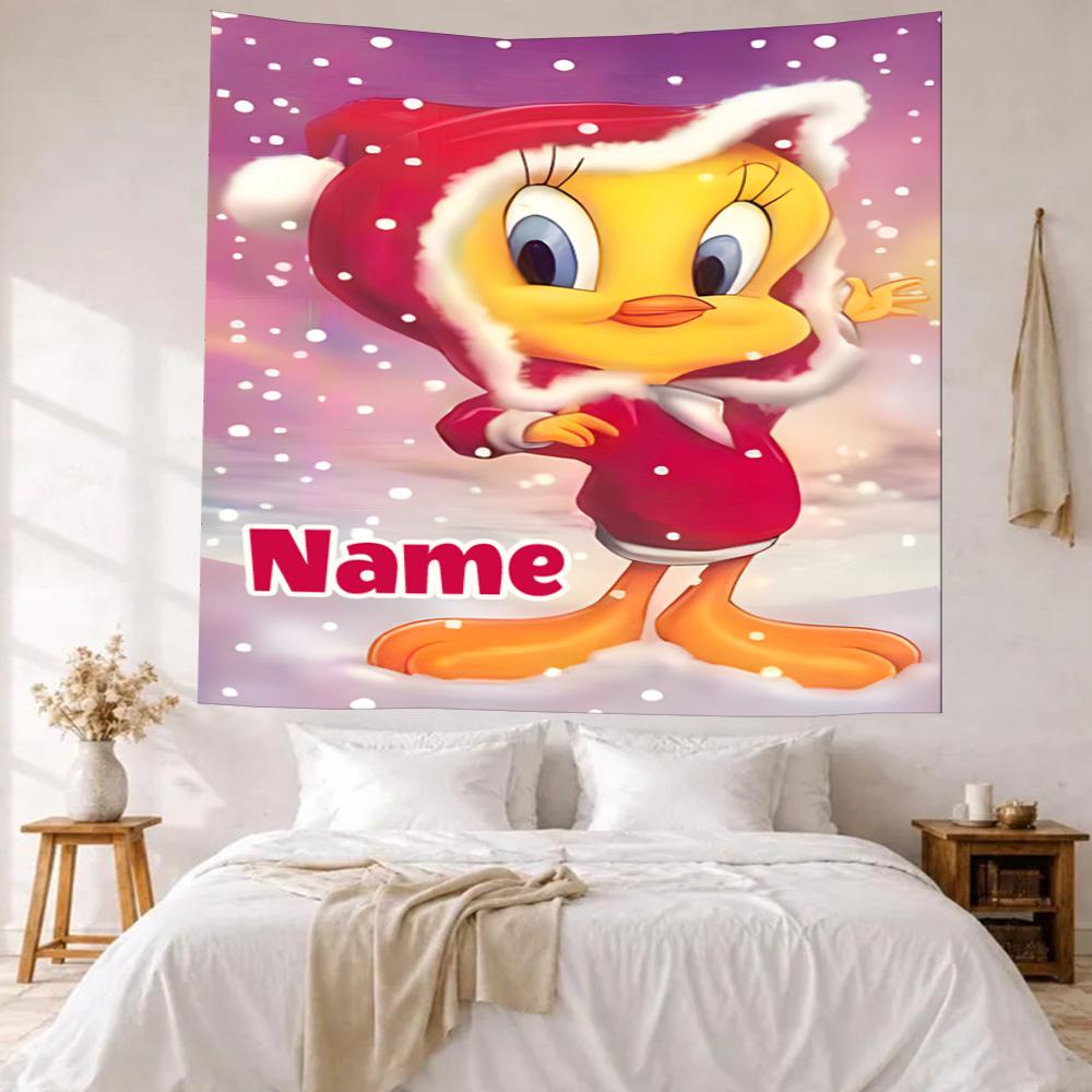 Like Warner Bros Movies Custom Your Name Wall Decor Tapestry Art For Pet Memorial Birthdaywedding Party Backdrop Family Gift