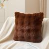 Nordic Cross-Border Bubble Rabbit Fur Plush Cushion Cover - Autumn/Winter Sofa & Bedroom Pillow
