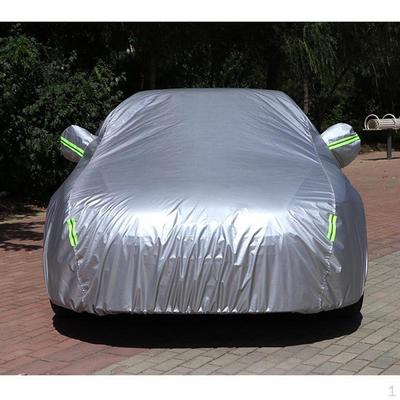 L XL XXL Автомобильный пылезащитный полный чехол Серебристый