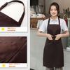 ZIRAIFEN Neck Apron, Stylish, Unisex, Adjustable, Large Capacity Pockets, Stain Resistant, Wrinkle Resistant, Perfect for Kitchens, Dining Rooms, Coff