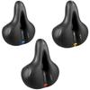 Safety Warning Bike Seat Breathable Bike Saddle Padded Replacement Bicycle Cushion  Men Women