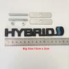 3D Metal HYBRID Logo Grill Side Fender Rear Trunk Emblem Badge Car Sticker Decals For Toyota Prius Camry Crown Auris Rav4s TRD bypm9