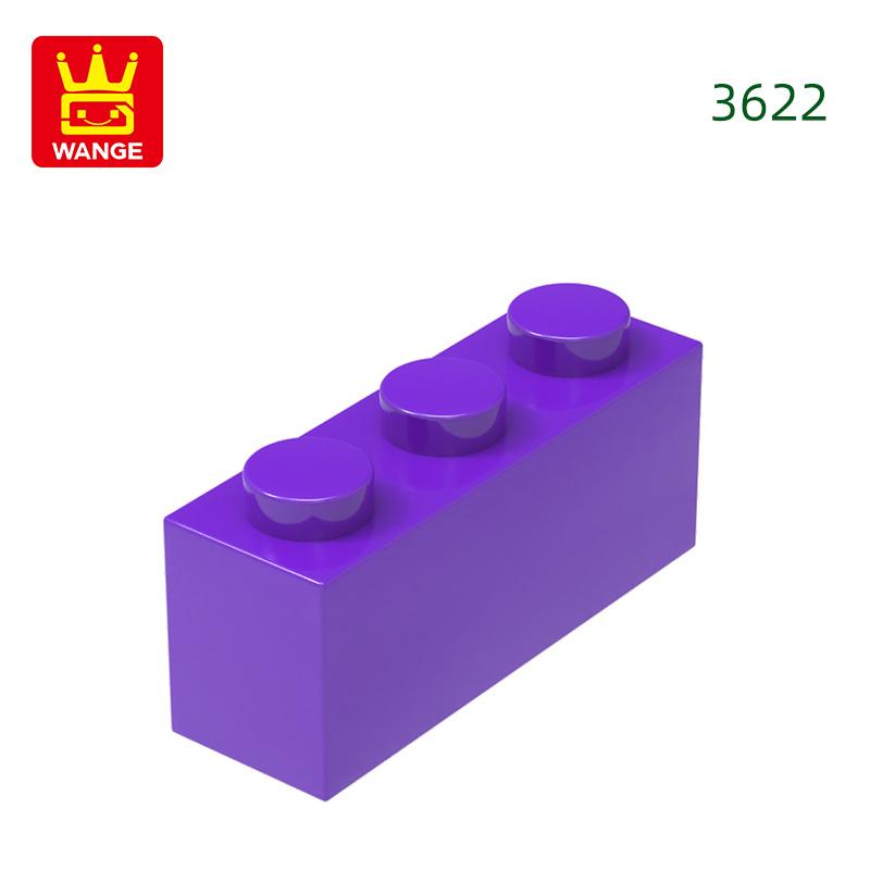 Нетоксичный 85 шт./лот 3622 1x3 точки Строительный блок Moc Классические аксессуары Совместим с Кирпич Детские игрушки Подарочная коробка