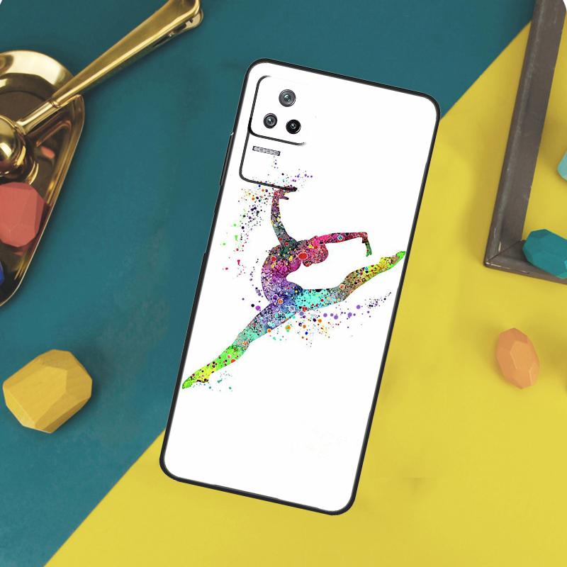 Чехол-картина маслом для гимнастики для Xiaomi 15 14 13 Ultra 11T 12T 13T 14T Pro POCO X7 Pro X3 X5 X6 F5 F6 M6 Pro Funda