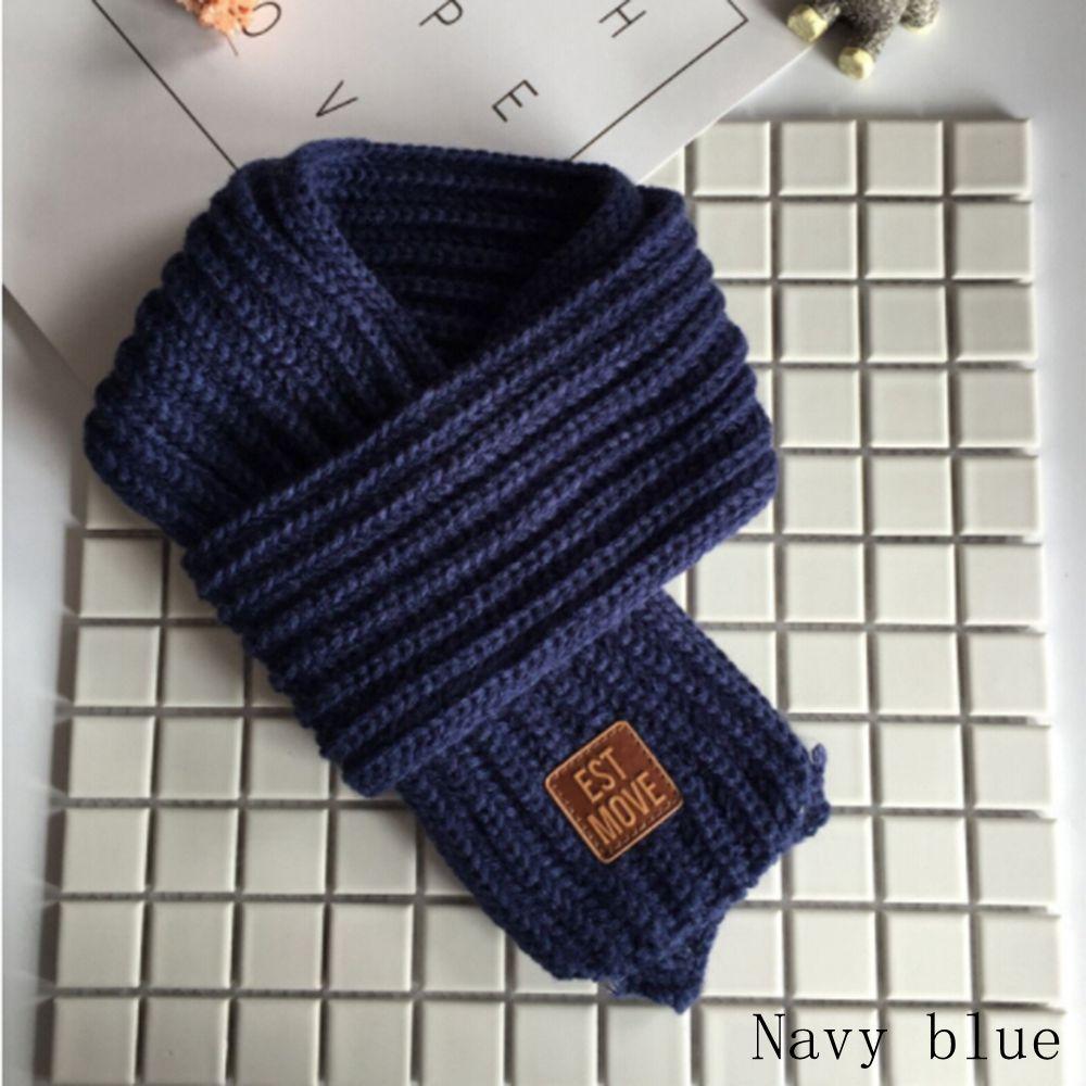 Fashion Accessories Winter Warm Neck Warmer Kids Scarf Knitting Shawl Knitted Wool