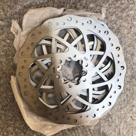 Тормозной диск из нержавеющей стали 160 мм для горного велосипеда MTB, шоссейного велосипеда, велосипедная деталь