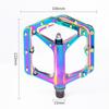 Велосипедные педали Цветные Велосипедные Дорожные Велосипедные Педали Нескользящие Алюминиевые Педали для MTB Велосипеда