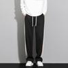 Pants for Men's Summer New Loose Draped Straight-leg Pants Thin Black Wide-leg Casual Trousers